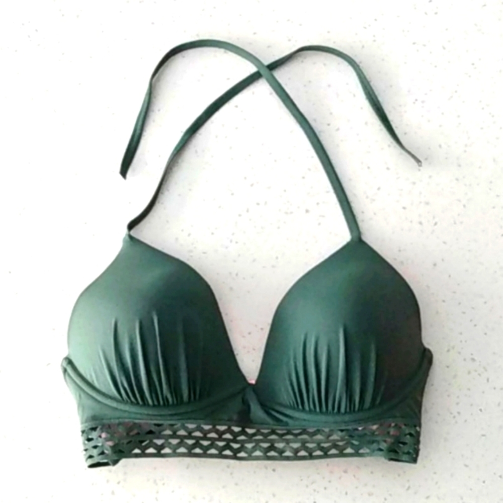 Shade & Shore Bikini Top 34DD Swim Size Large